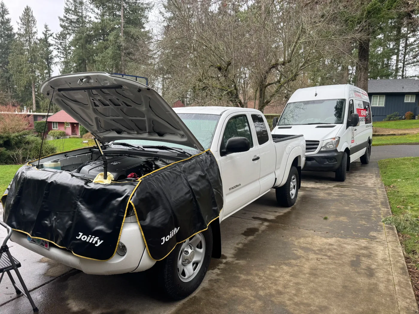 Battery / starter diagnosis under hood