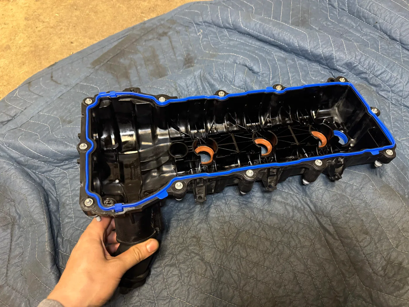 Underside oil leak inspection