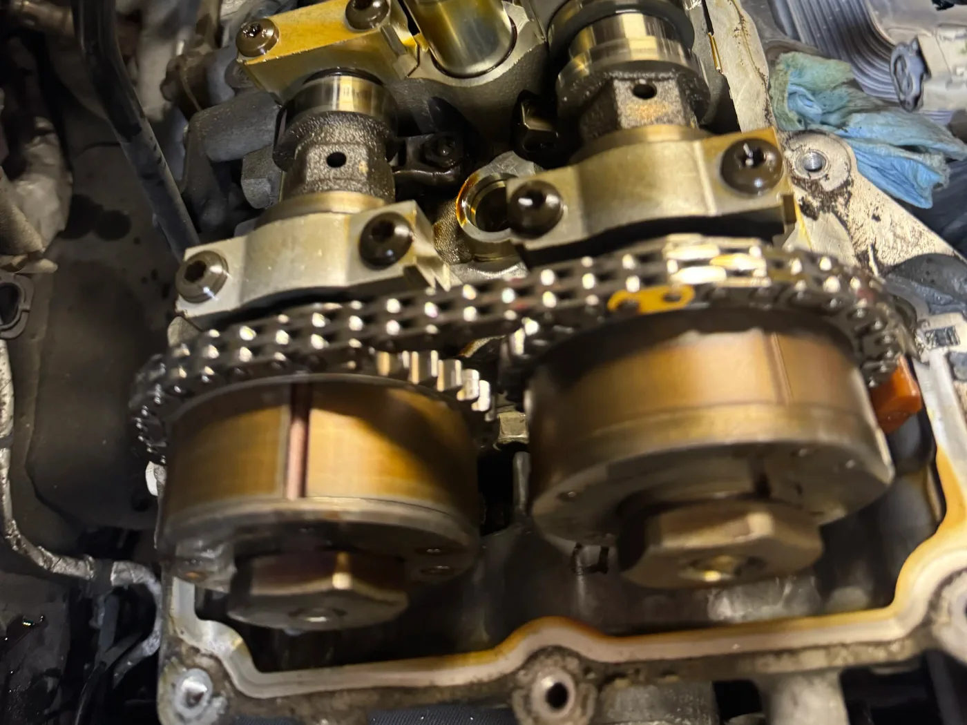 Timing belt cover area